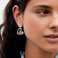 thumbnail image 4 of Beautlace Mom Love Heart Earrings,Mom Earrings Studs for Mother,Best Mom Drop Hoops Birthday Christmas Mother's Day Gift for Mom/Grandma, 4 of 7