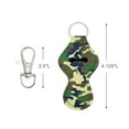 thumbnail image 7 of Wrapables 10 Pack Chapstick Holder Keychain, Keyring for Lip Balm Lip Gloss Lipstick with 10 Pieces Metal Keyring Clasps, Camouflage, 7 of 7