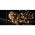 thumbnail image 2 of Falcon avec Bec Ouvert - Art Mural sur Toile Animal, 2 of 3