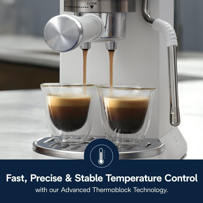 De'Longhi Dedica Duo Espresso Machine, Compact Size with Built in