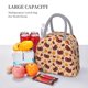 thumbnail image 5 of Disketp Thanksgiving Turkey and Pumpkin Bolsa Térmica para Almuerzo, Lonchera con Abertura Amplia y Gran Capacidad, Organizador Reutilizable para Mujeres, Hombres y Adultos, 5 of 6