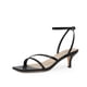 thumbnail image 1 of Sandalias Modatope negras cuadradas con punta abierta para gatito, talla 6, 1 of 8