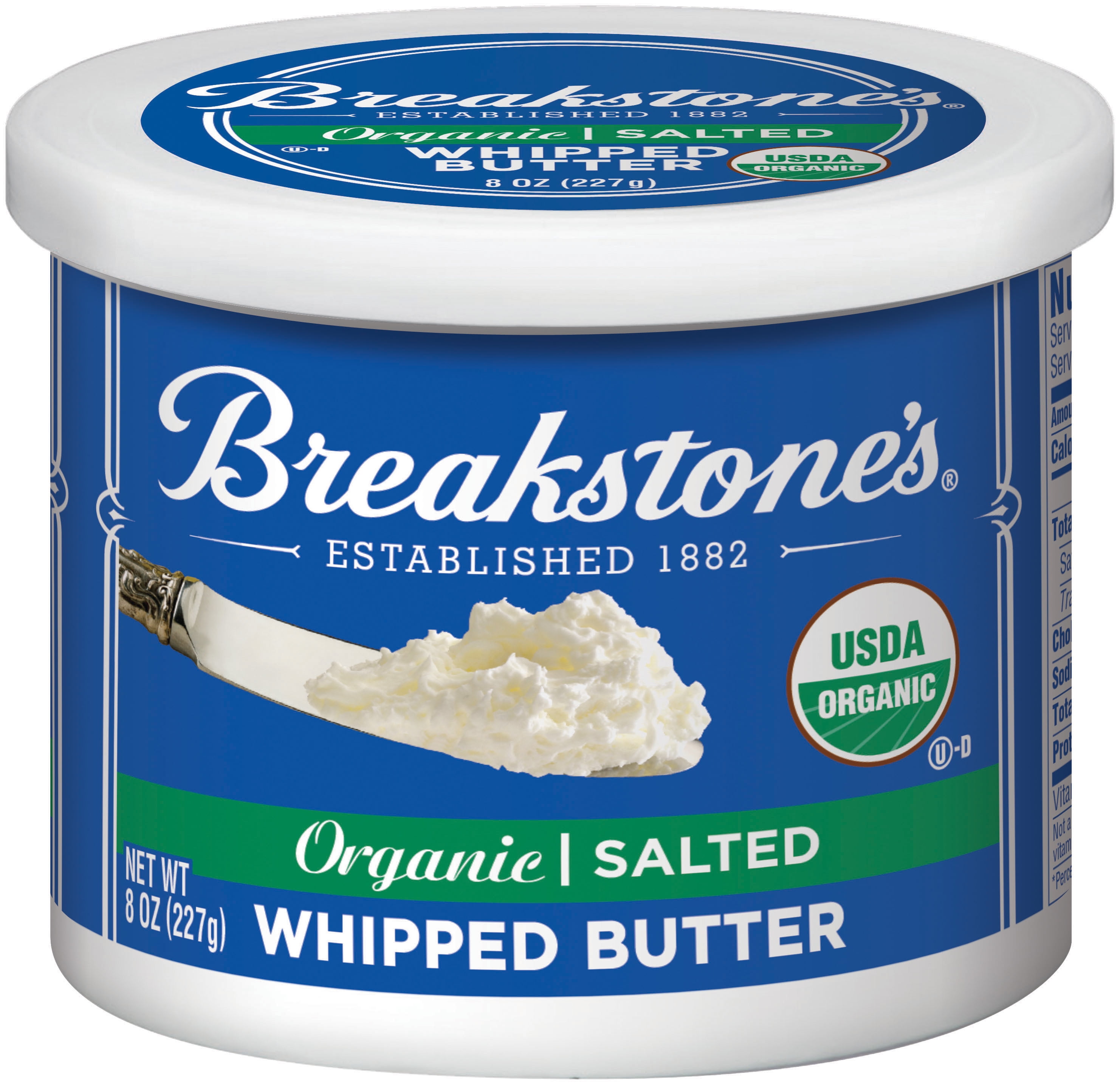 Breakstone's Salted Organic Whipped Butter, 8 Oz. - Walmart.com