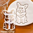 thumbnail image 1 of Moule à Biscuits en Plastique Corgi (2 Pièces), 1 of 3