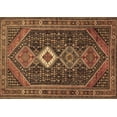 thumbnail image 1 of Ahgly Company Indoor Rectangle Persian Brown Traditional Area Rugs, 2' x 4', 1 of 4
