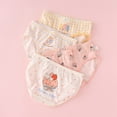 thumbnail image 5 of Little Girls Soft Cotton Panties Cute Prints Underwear Breathable Comfort Panties 4 Pack, 5 of 6