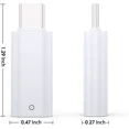 thumbnail image 4 of USB C Pencil Adapter Designed for Apple Pencil 1st Gen, Only Compatible with iPad 10th /11th A16 2025 Gen,USB-C to Lightning Pencil Charging Adapter,Support Charging & Connection, 4 of 6