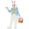Morph Costumes Adult Deluxe Easter Bunny Costume Unisex White Rabbit Jumpsuit Easter White XL