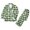 Green, variant on Womens Pajama Outfits All Printed Long Sleeve Tops with Matching Pants Lightweight Relaxed Fit for Casual Wear Green,L