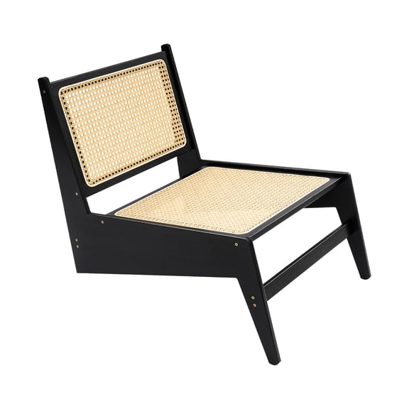 (Clearance Sale!) Bamboo Chair Rustic Style 100kg Capacity Bamboo Accent Chair 53x64x58cm Side Chair Freestanding Sturdy Comfortable Home Decor
