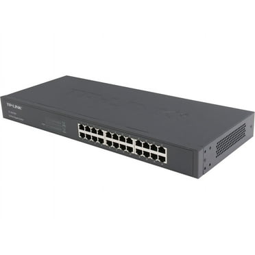 TP-Link 24 Port Gigabit Ethernet Switch | Plug and Play | Sturdy Metal w/Shielded Ports | Rackmount | Fanless | Limited Lifetime Protection | Unmanaged (TL-SG1024)