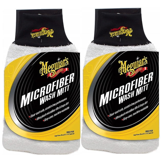 Manopla de Microfibra para Lavado Meguiar's X3002 Paquete de 2
