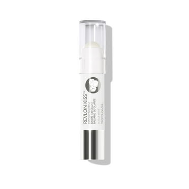 Revlon Lip Scrub Balm, Kiss Sugar Scrub Exfoliator, Lip Makeup With 24 Hour Long Lasting Hydration, Sugar Mint, 0.09 Oz Packaging May Vary