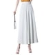 thumbnail image 5 of Pantalones de falda de cintura alta para mujer en tallas grandes, cintura elástica, corte holgado, sensación de caída, piernas anchas, pantalones de nueve puntos, pantalones de mamá, 5 of 5