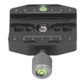 thumbnail image 2 of Tripod Head Plate Adapter, Easy To Use Quick Release Plate With Built In Bubble Level For Photography, 2 of 8