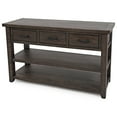 thumbnail image 3 of Jofran, Inc. Madison County Harris 3 Drawer Console - Barnwood, 3 of 9