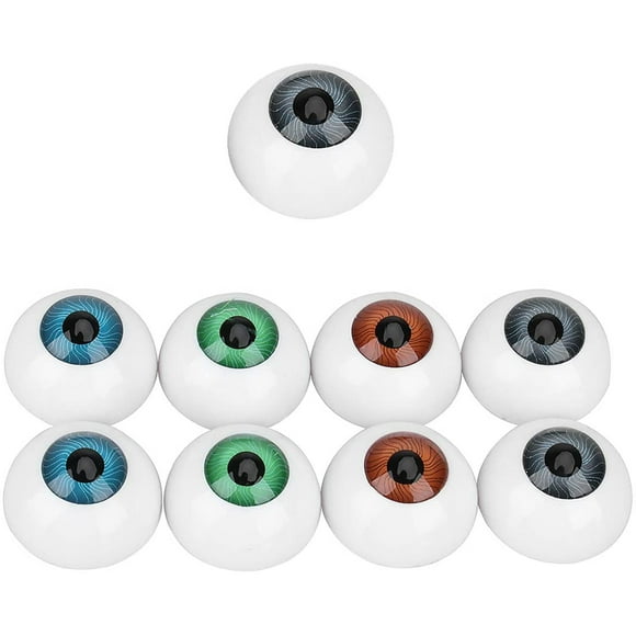 4 Pairs Of 20MM Clay Eyes, Toy Accessories, Plush Toy Accessories, Sun Eye Patches, Bloodshot Eye Patches