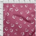 thumbnail image 3 of oneOone Cotton Flex Pink Fabric Floral Sewing Craft Projects Fabric Prints By Yard 40 Inch Wide, 3 of 4
