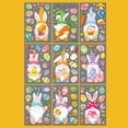 thumbnail image 2 of ABODELINE Easter Decorations Gnomes Window Clings, 9 Sheets 167PCS Double Sided Happy Easter Eggs Spring Window Clings for Glass Windows Bathroom Decal Stickers for Kids Home Decor Party Supplies, 2 of 3