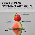 thumbnail image 2 of ARIH Postbiotic Energy Drink, Zero Sugar, 100mg Natural Caffeine, Jolly Strawberry, 12 fl oz, 2 of 6