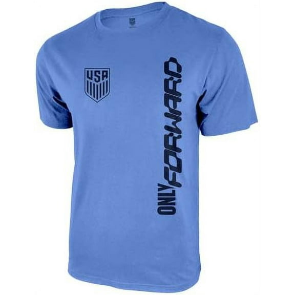 Icon Sports U.S. Soccer USMNT Adult ONLY FORWARD T-Shirt - Light Blue