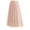 Pink, variant on Yueyer Women's Long Skirt Daisy Embroidery Mesh Solid Color High Waist Flowy A-line Midi Skirt