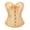 Gold, variant on JoveMarine Tank Tops for Women Lace-Up - Corset Bustier with Front Lacing, Versatile for Costume Parties, Edgy Everyday Outfits, and Festivals,Deep Red L