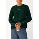 thumbnail image 3 of Suéter PRETTYGARDEN 2025 con Botones Cuello Redondo Verde Oscuro S, 3 of 8