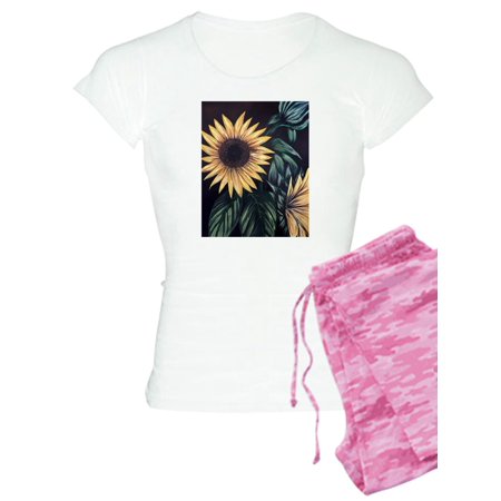 

CafePress - Sunflower Life Pajamas - Women s Light Pajamas