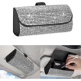 thumbnail image 1 of Sunglass Holder For Car Sun Visor Glasses Holder Auto Eyeglasses Storage Car Glasses Case Sunglasses Clip For Car Visor Bling Decoration Car Interior(, 1 of 5
