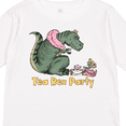 thumbnail image 4 of Inktastic Funny Tea Rex Party Boys or Girls Long Sleeve Toddler T-Shirt, 4 of 5