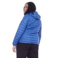 thumbnail image 3 of ALPINE NORTH Women's Plus Size Vegan Down Packable Puffer - Lightweight, Weather-Resistant Jacket with Hood for Women (Cobalt, 1X), 3 of 10