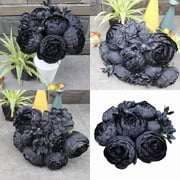 GleamNest Artificial Peony Bouquet (2 Count)