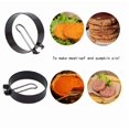 thumbnail image 5 of 2-Pack Stainless Steel Egg Ring Molds – Non-Stick Pancake & Egg Maker Ring Set for McMuffin Sandwiches, Breakfast Cooking Tools for Frying Eggs & Shaping Patties TIKA, 5 of 7