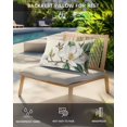 thumbnail image 4 of Pack of 2 Outdoor Lumbar Pillow Covers 12x20 Inch, Vintage Floral Spring Waterproof Throw Pillow Covers Set, Rustic Botanical White Flowers Indoor&Outdoor Decorative Cushion Cases for Patio Porch Car, 4 of 7
