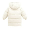 thumbnail image 6 of LIJCC Toddler Girls Long Puffer Jacket Outwear with Hood Kids Thicken Padded Down Coat Water-Resistant Quilted Insulated Winter Coat Winter Puffer Coat, 6 of 6