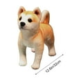 thumbnail image 3 of Aodebiao Lifelike Corgi Akita Stuffed Animals Puppy Toy Realistic Shiba Inu Dog Chubby Anime Pillow Super Soft Corgi Puppy Toy Plush Cute Pup Dolls Gifts, 3 of 6