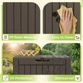 thumbnail image 7 of Homall 40 Gallon Resin Outdoor Storage Box with Lockable Lid Waterproof Resin Deck Box for Patio, 7 of 7