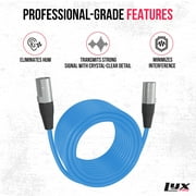 LyxPro 300 Feet Shielded Cat6 Cable, RJ45 Ethercon Cable - Male to Male - Blue