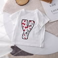 thumbnail image 4 of Camiseta de Hello Kitty para niños y niñas, playera Kawaii con combinación de letras y nombres, ropa informal con dibujos animados de Anime, 4 of 4