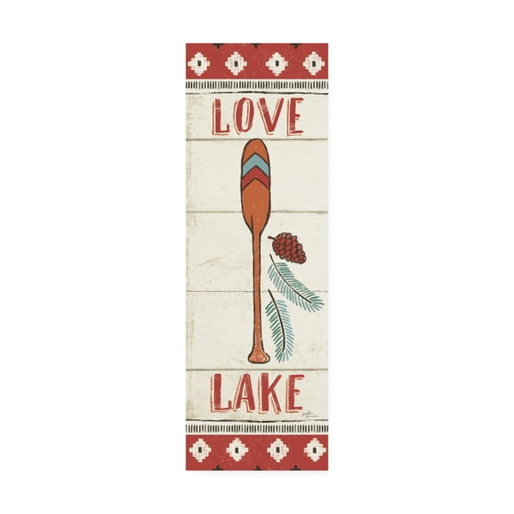 Trademark Fine Art 'Vintage Lake XII' Canvas Art by Janelle Penner