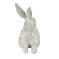 thumbnail image 5 of Creative Co-Op Decorative Resting Rabbit with Birds Figurine, Distressed White, 5 of 9