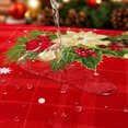 thumbnail image 5 of 2026 Christmas Indoor Home Decor Christmas Tablecloth Decor Waterproof Washable Xmas Holiday Table Cover Festive Printed Rectangle Table Cloth For Dining Table Kitchen Party Indoor Outdoor, 5 of 7