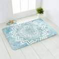 thumbnail image 5 of Bohemia Home Kitchen Carpet Mats Boho Flowers Entrance Door Mat Decor Non-slip Flannel Anti-Slip Kitchen Rug Hallway Carpet, 5 of 6