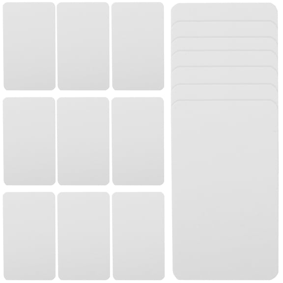 DEEPCRAFF Blank Poker Cards White Paper for Festivals and Studying 100Pcs