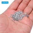 thumbnail image 4 of Uxcell 1440Pcs Cristales Diamante de Vidrio, Gemas Sintéticas Tono Plateado 1.5-1.7 mm, 4 of 6
