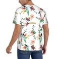 thumbnail image 2 of KLL Pretty Floral With Leaves for Men's Baseball Shirts,Short Sleeve Casual Shirts Button Down Shirt for Men Beach Summer Wedding Shirt-X-Large, 2 of 7