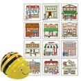 thumbnail image 1 of TTS Bee-Bot Coding Toy Robot See & Say Version with 3D Community Construction Kit Bundle, Educational STEM Programming Classroom Teaching Robotics, 1 of 6