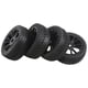 thumbnail image 1 of RC 1:8 Off Road Car Rubber Tires & Plastic Wheel Rims HUB HEX 17 mm 81-801,A, 1 of 5