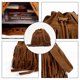 thumbnail image 5 of Bolso bandolera para mujer, bolso con borlas y bolso de hombro para mujer, bolso tipo cubo con borlas esmeriladas simples, 5 of 7